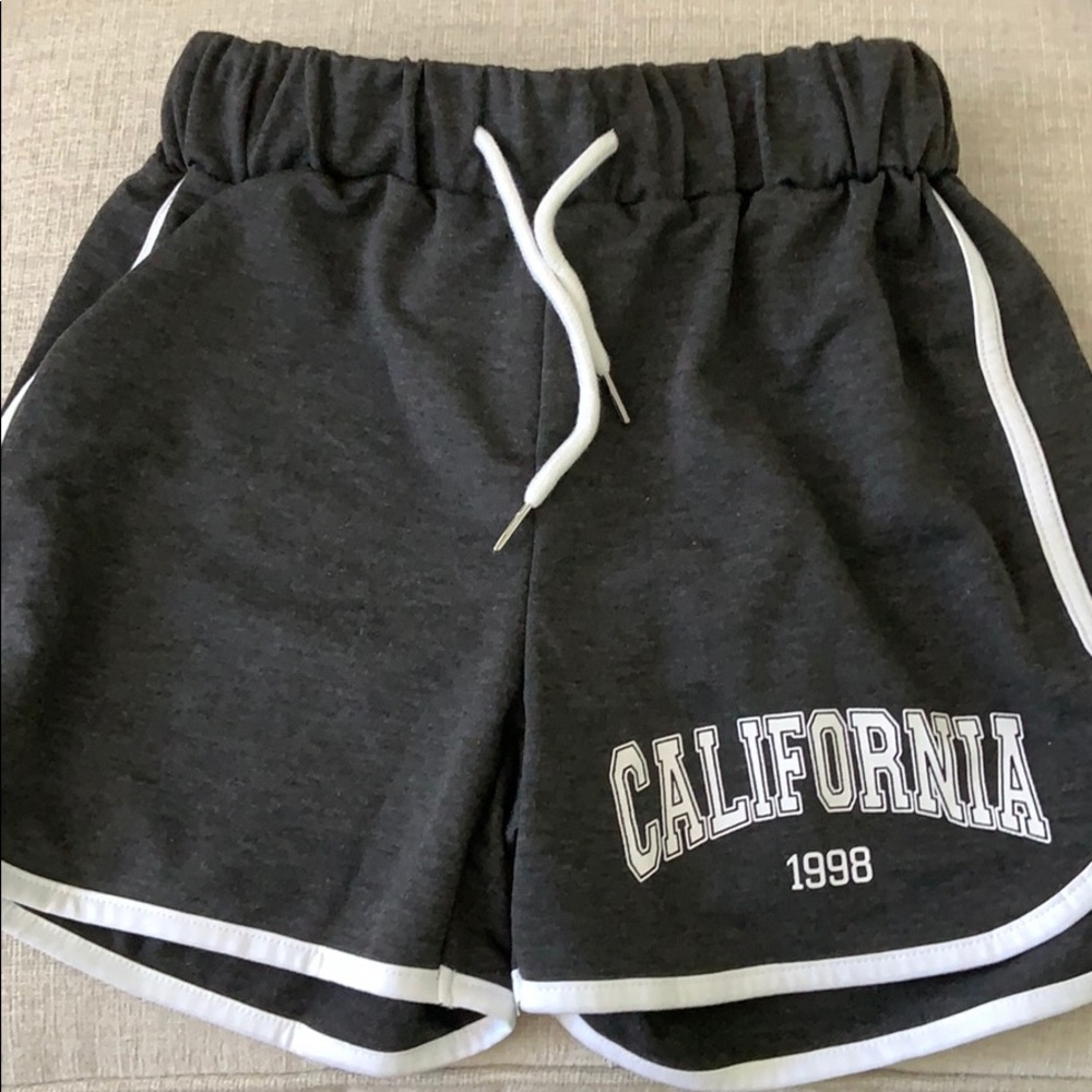 grey comfy shorts